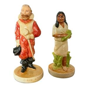 Sebastian Miniatures SML-27 and SML-28 Pocahontas and Captain John Smith